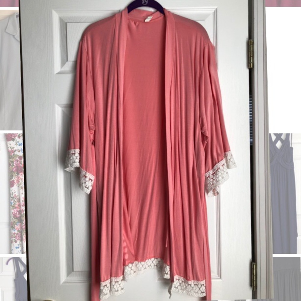 COPY - Pink maternity robe